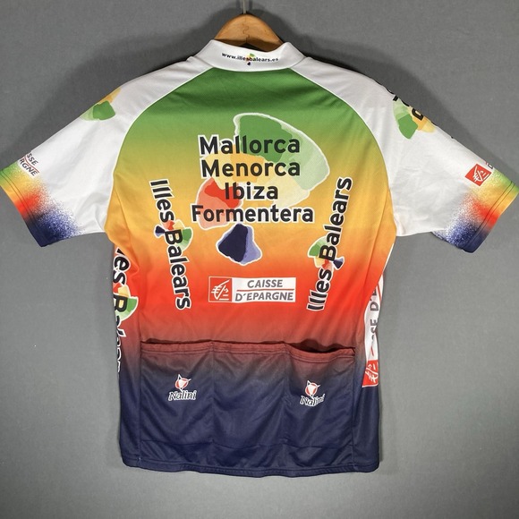 Other - Vintage Cycling Jersey XL Illes Balears Mallorca Bike‎ Shirt Full Zip Colorful